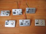 final control panels, painted with electronics
